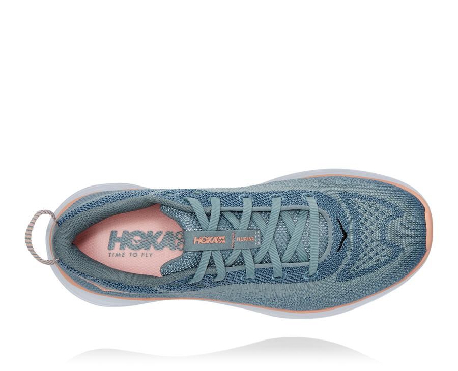 Hoka One One Running Shoes Womens Blue - Hupana Flow - 80537RZYF